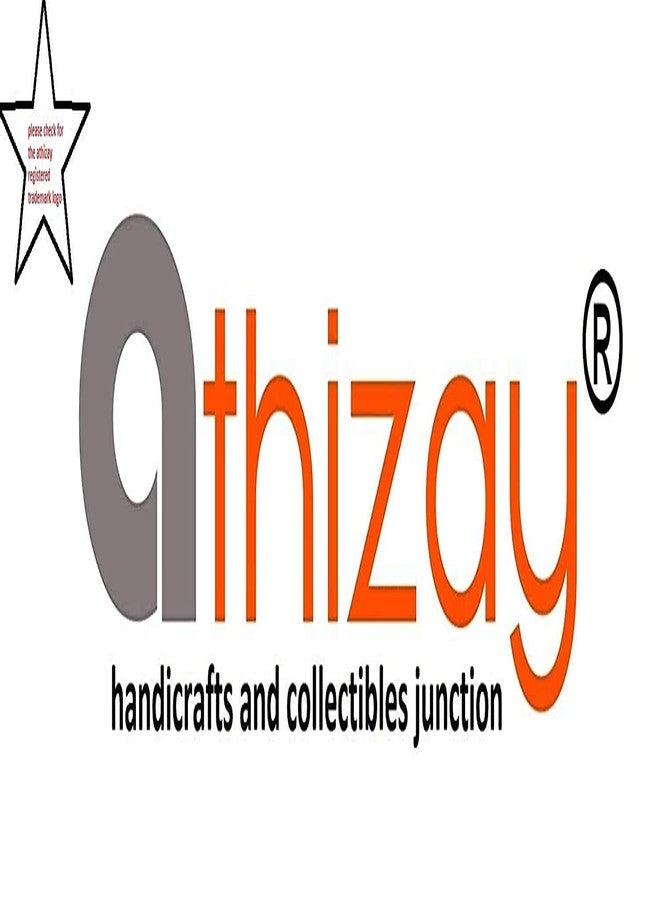 athizay مجموعة كومبو athizay Bhaiya Bhabhi Rakhi من النحاس الأصلي للأخ لومبا راخي لبهابي خرز موتي أبيض راكيس - Image 4
