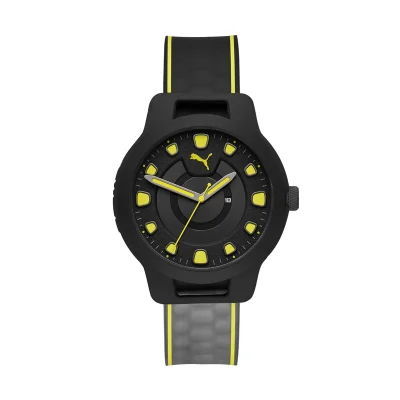 بوما Reset V1 Analog Quartz Watch for Men With PU Leather Band- 3 ATM - PU P5025