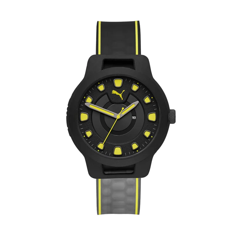 بوما Reset V1 Analog Quartz Watch for Men With PU Leather Band- 3 ATM - PU P5025