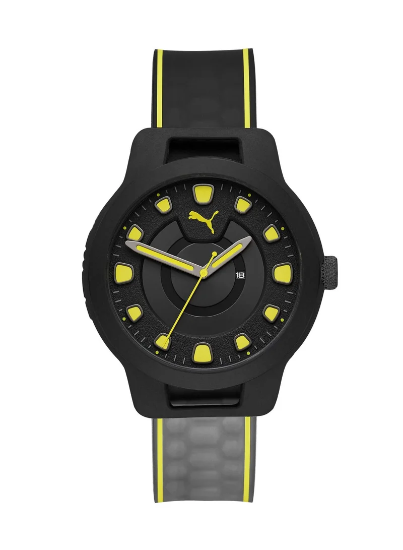 بوما Reset V1 Analog Quartz Watch for Men With PU Leather Band- 3 ATM - PU P5025