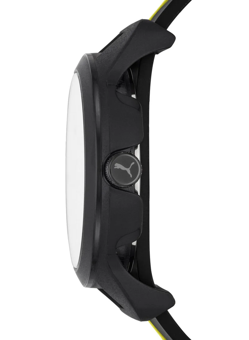 بوما Reset V1 Analog Quartz Watch for Men With PU Leather Band- 3 ATM - PU P5025