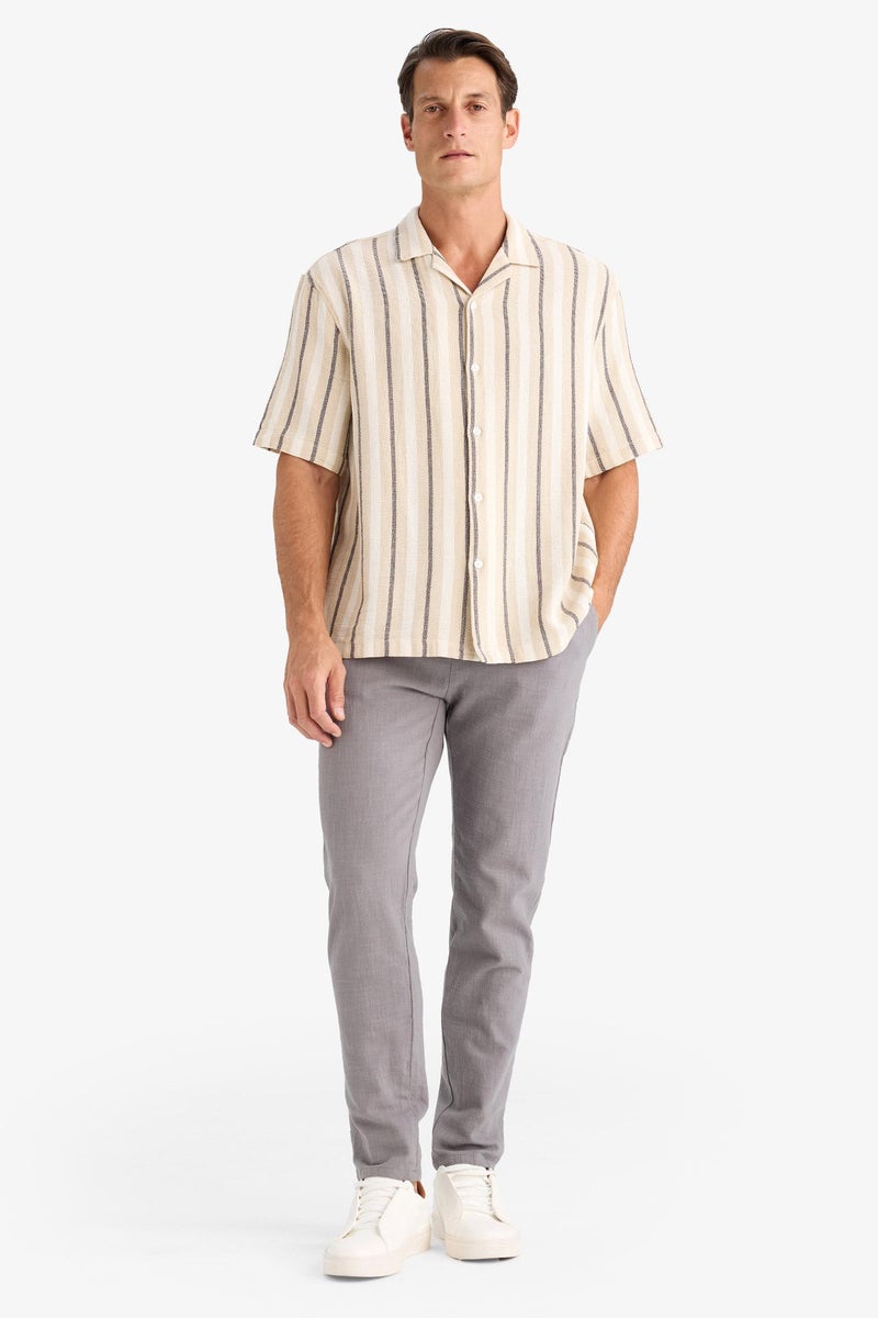 DeFacto Grey Man Regular Fit Jogger Pants Casual - Image 4