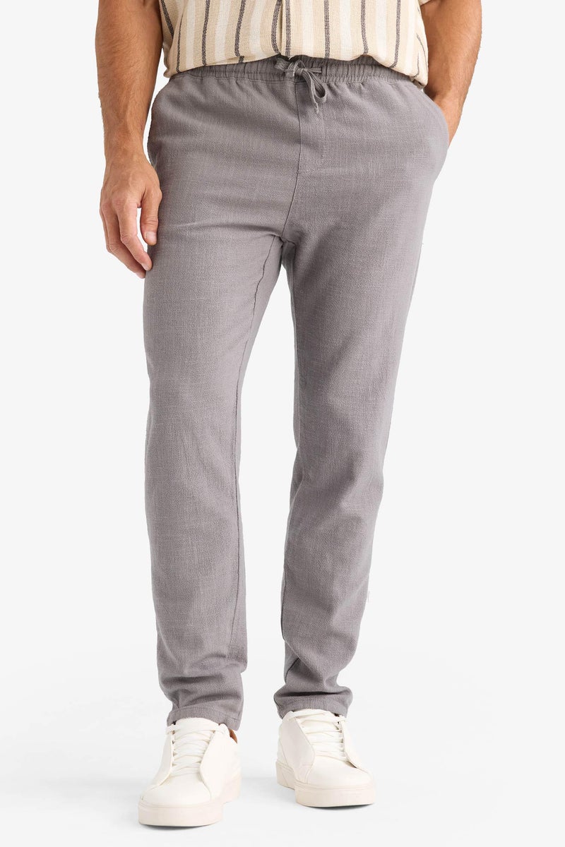 DeFacto Grey Man Regular Fit Jogger Pants Casual - Image 1