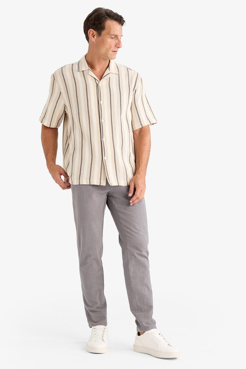 DeFacto Grey Man Regular Fit Jogger Pants Casual - Image 3