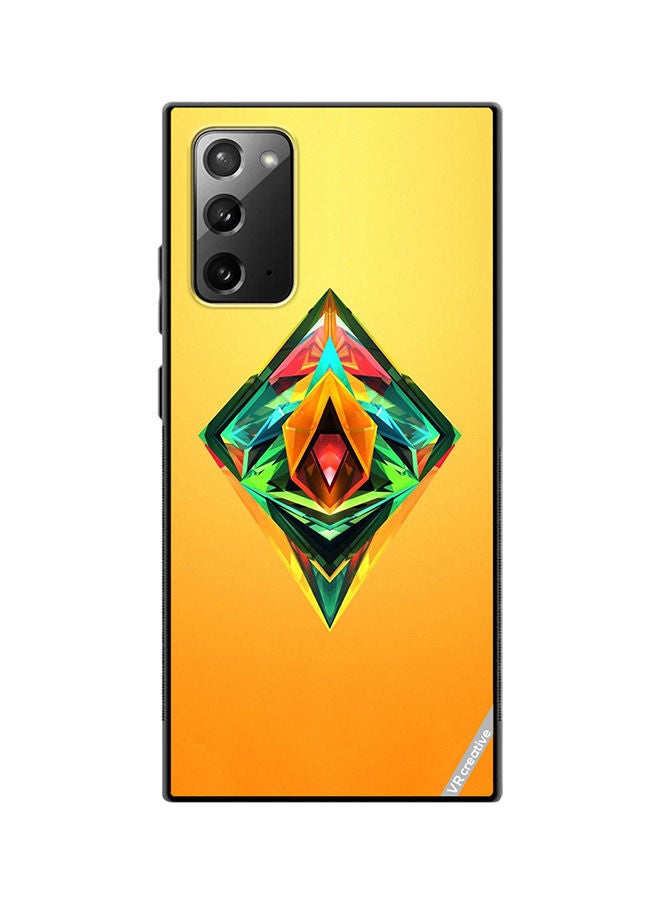 VR CREATIVE Protective Case Cover For Samsung Galaxy Note20 5G Etherium Design Multicolour - Image 1