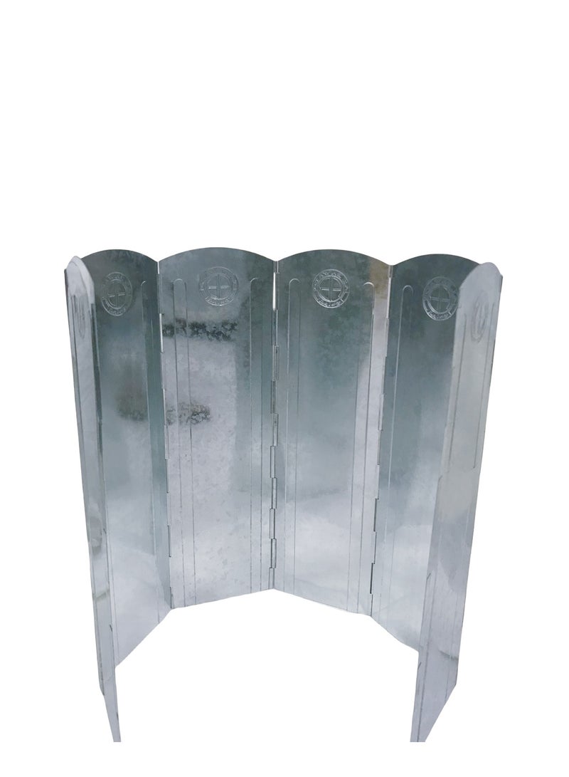 Albawadi Camping Stove Windshield Folding Windscreen With Bag 15*50CM - Image 2