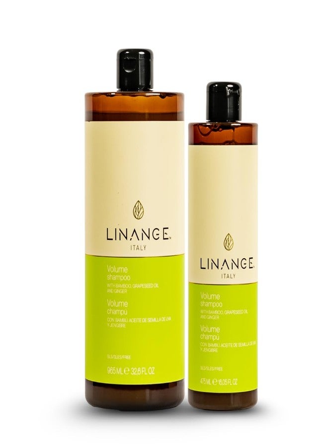 LINANGE Volume Shampoo with Bamboo, Grapeseed Oil & Ginger Extracts for Chemically Treated Hair | Revitalizing & Hydrating Shampoo - 965ml / 32.6 oz. - Image 5