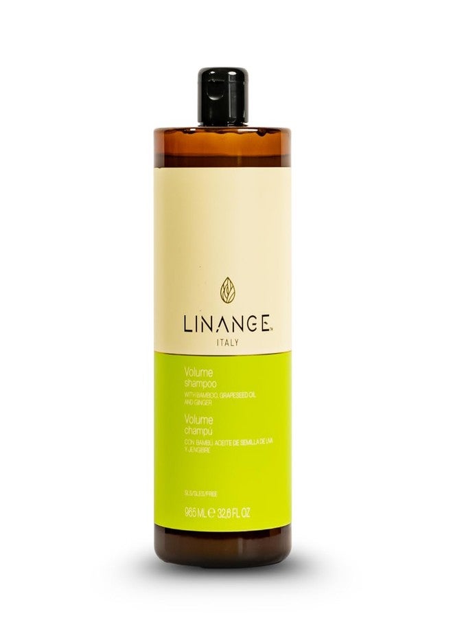 LINANGE Volume Shampoo with Bamboo, Grapeseed Oil & Ginger Extracts for Chemically Treated Hair | Revitalizing & Hydrating Shampoo - 965ml / 32.6 oz. - Image 1