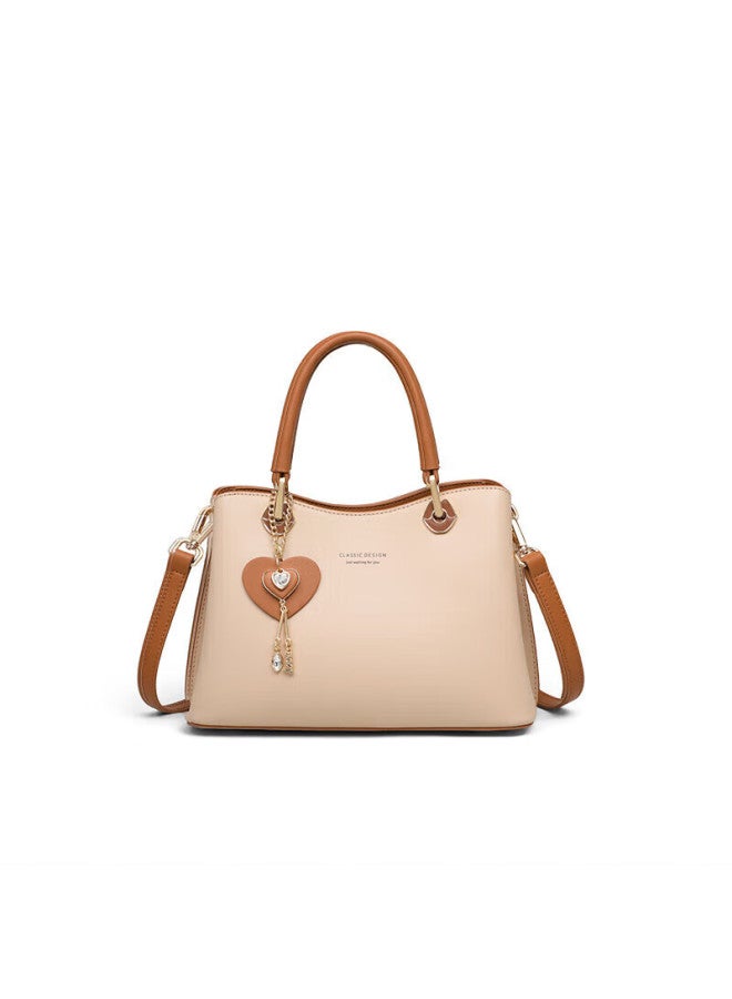 Viney Cowhide Handbag Women's Bag Mother Bag Middle-aged High-end Crossbody Bag New Year Birthday Gift For Girlfriend Wife - Image 5