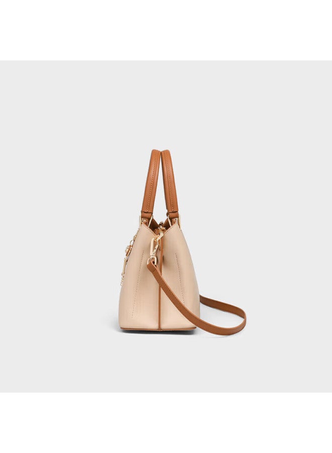 Viney Cowhide Handbag Women's Bag Mother Bag Middle-aged High-end Crossbody Bag New Year Birthday Gift For Girlfriend Wife - Image 4