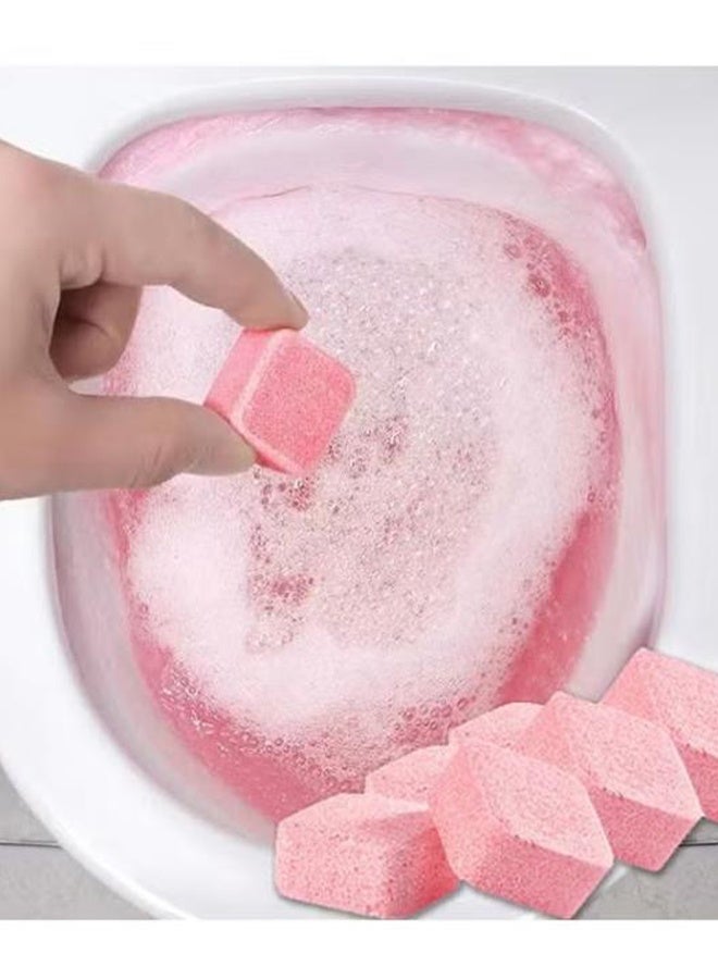 اوراديس 12 حبة قاموس تنظيف المرحاض - رغوة الورد الطازجة منظفات أقراص حوض المرحاض تنظيف عميق مزيل للترسبات الكلسية والصدأ وإزالة الروائح الكريهة - Image 4