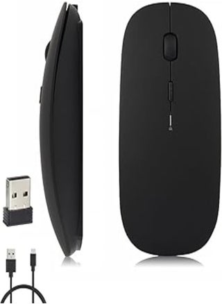 iSTYLE Rechargeable Wireless Mouse, Bluetooth or 2.4 GHz with USB Unifying Mini-Receiver, Multi-Device, 1600 Dpi Optical Tracking, Silent Mice for Mac, PC, Macbook, iPad, Android, iOS, Windows - pzsku/Z6C0306E70F072DBDAA5EZ/45/_/1720389640/b157f526-84ba-432c-9f0b-db36dcedc24b