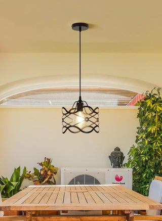 Kitchen Island Light Cage Modern Lamp Hanging Over Table Black 1 Light Pendant Lamp, Fixture Ceiling Light for Kitchen Living & Dinning Room Bar Hotel E27 Metal Caged Vintage Hanging Pendant - pzsku/Z6C031290F8524EB06F43Z/45/1746209390/5be80b9a-4726-4400-9f04-2d0d74812daf