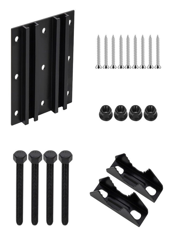 UVKDEENK 1 Pack 2.67" Pole Mounting Kit, Mast Mount Brackets for Outside Antenna, Street Sign Mounting Hardware for Light Poles, Outdoor Security Camera Bracket, Side Mount Flag Pole Holder L - Image 5