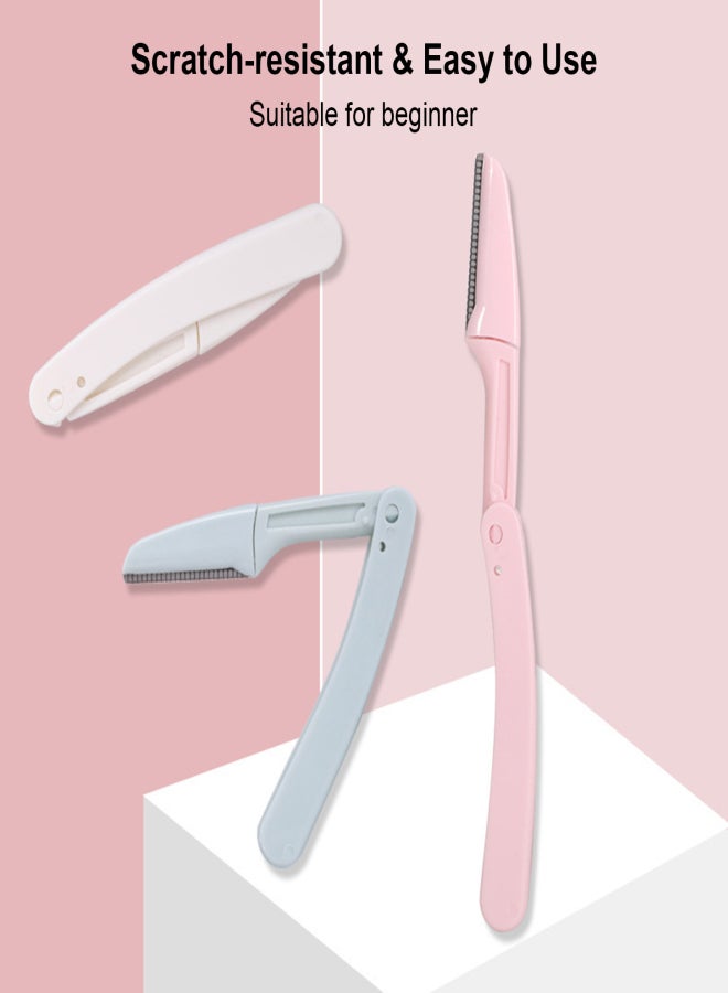 3PCS Folding Eyebrow Trimmers Universal Mini Portable Eyebrow Shaving Tool - Image 4