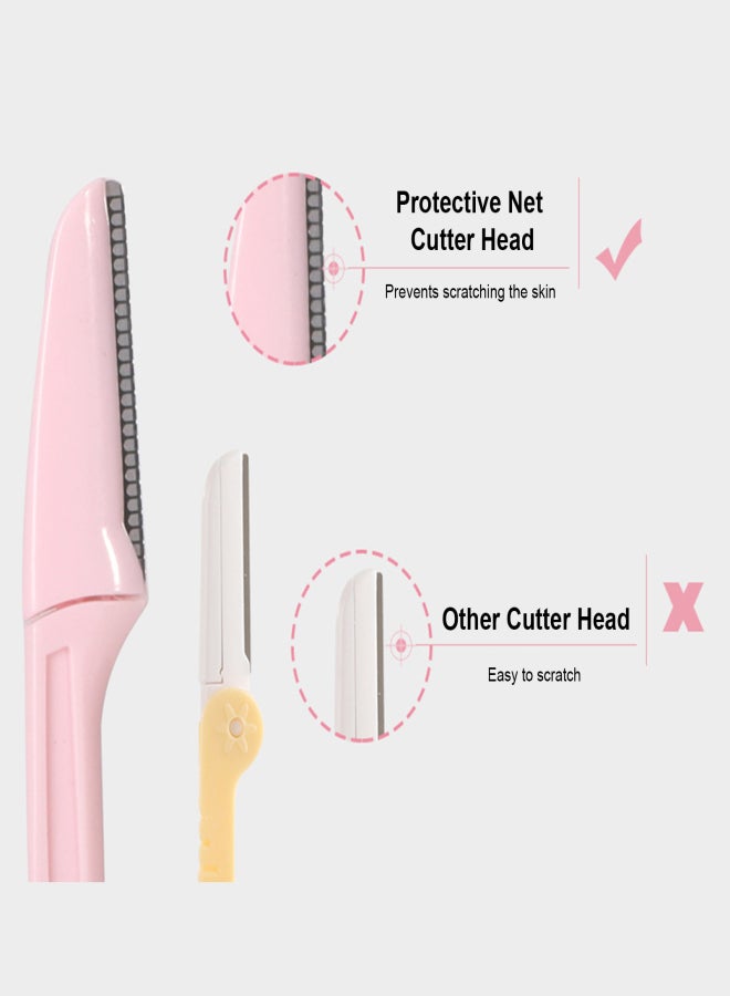3PCS Folding Eyebrow Trimmers Universal Mini Portable Eyebrow Shaving Tool - Image 3