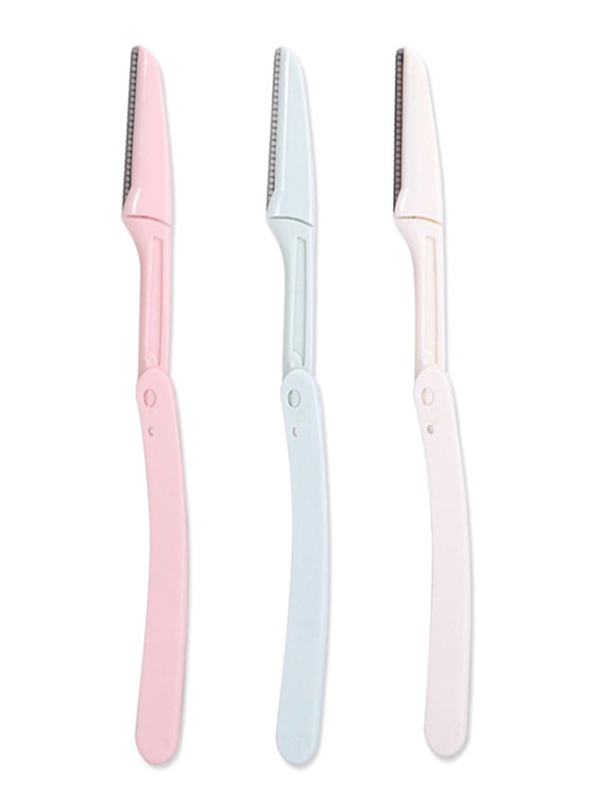 3PCS Folding Eyebrow Trimmers Universal Mini Portable Eyebrow Shaving Tool - Image 1