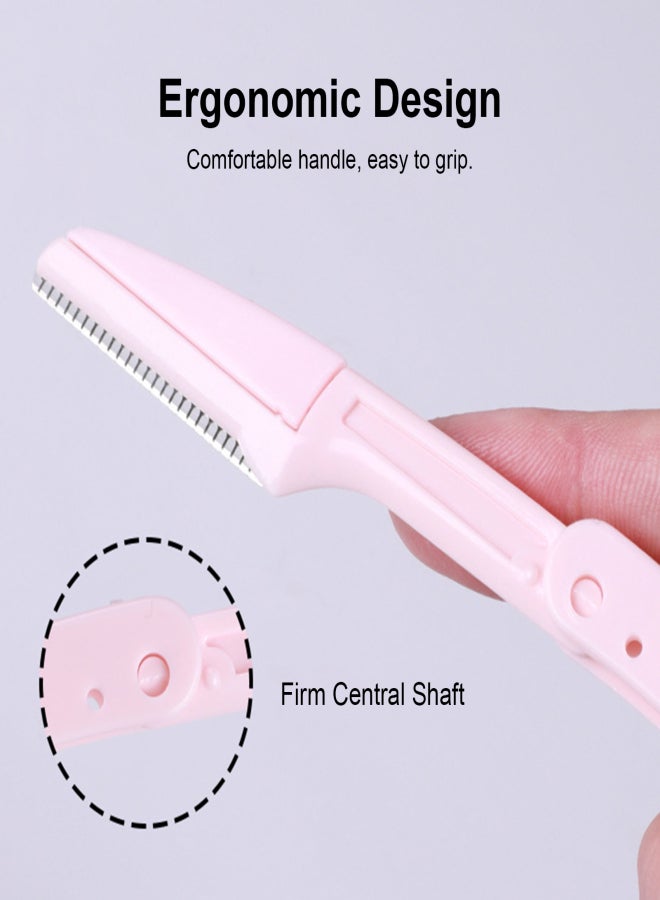 3PCS Folding Eyebrow Trimmers Universal Mini Portable Eyebrow Shaving Tool - Image 5