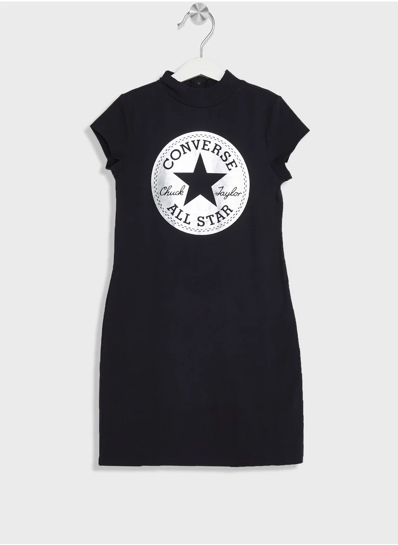 CONVERSE Youth Shine T-Shirt Dress