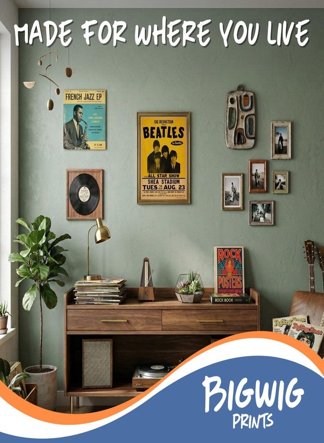 BigWig Prints The Beatles 1966 Shea Stadium NYC Concert Poster - Reproduction Wall Art Print - 11x14 featuring John Lennon Paul McCartney George Harrison Ringo Starr - Image 5