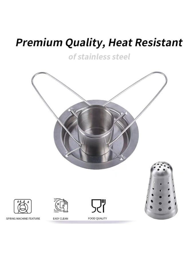general Beer Can Chicken Holder for Grill and Smoker - Premium Grade 304 Stainless Steel Chicken Holder - Poultry roasters with flavouring Container - Image 2