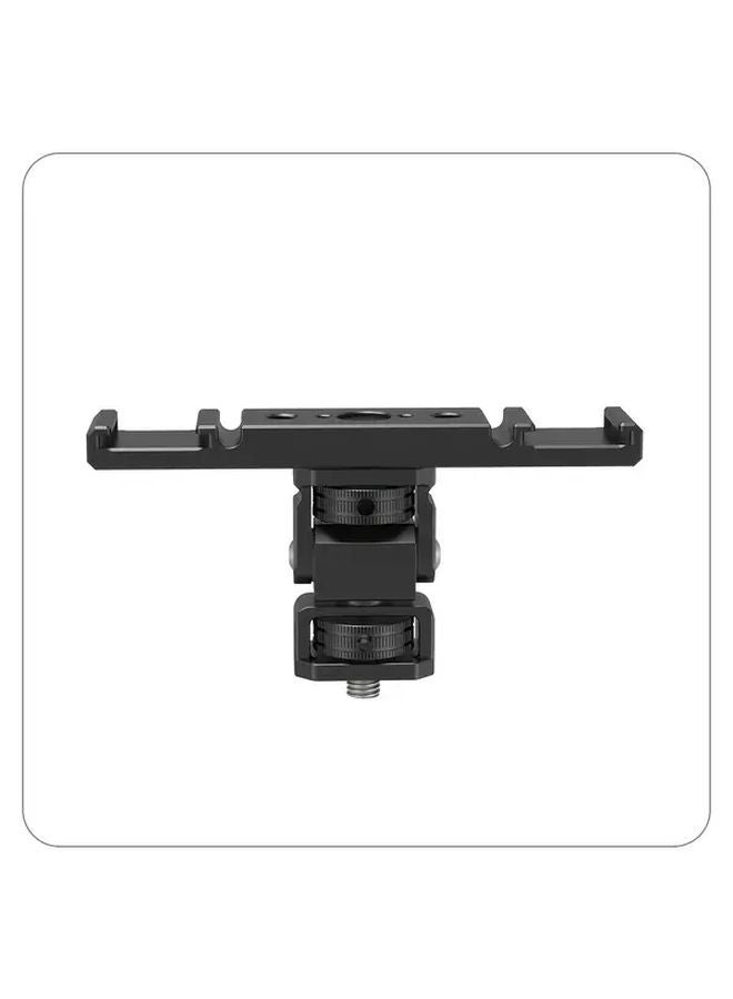 Feichao ZS53640 E1 Aluminum Alloy Dual Cold Shoe Mount Bracket For DSLR Microphone Light - Image 2