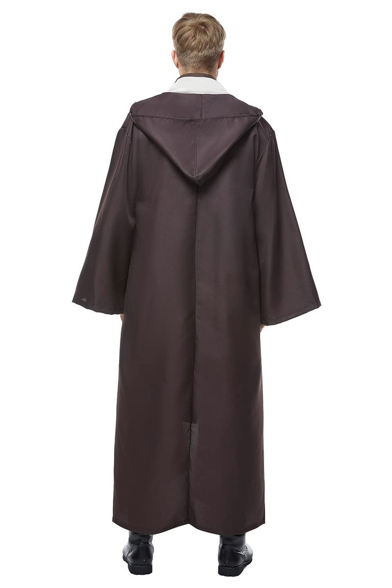 Cosplaysky Men's Tunic Cosplay Costume Adults Outfits Halloween Robe Hooded Uniform Full Set - Image 5