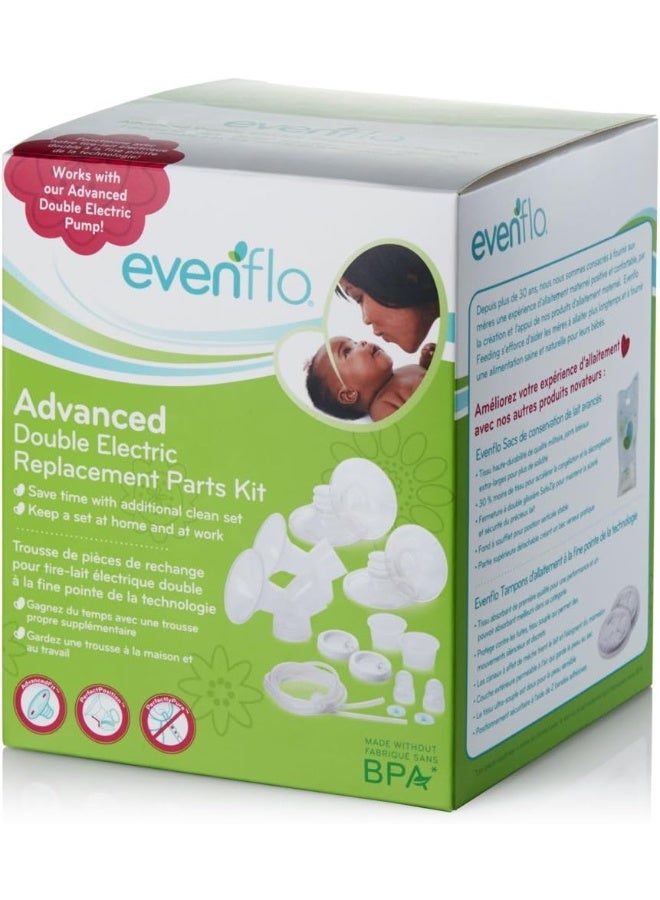 Evenflo Feeding Replacement Parts Breastfeeding Kit for Hospital Strength Advanced Double Electric Breast Pump, 15 Piece Set - Image 2