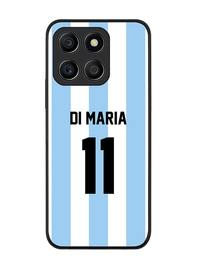 Stylizedd Rugged Black Edge Case for Honor X8b, Slim fit Case Thin Cover -  Football Team - Argentina, Player Name - Di Maria - Image 1