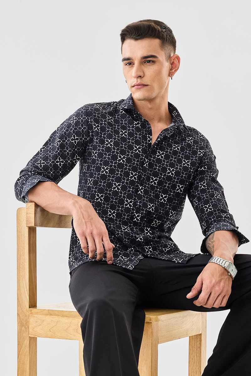 سنيتش Slim Fit Crushed Shirt