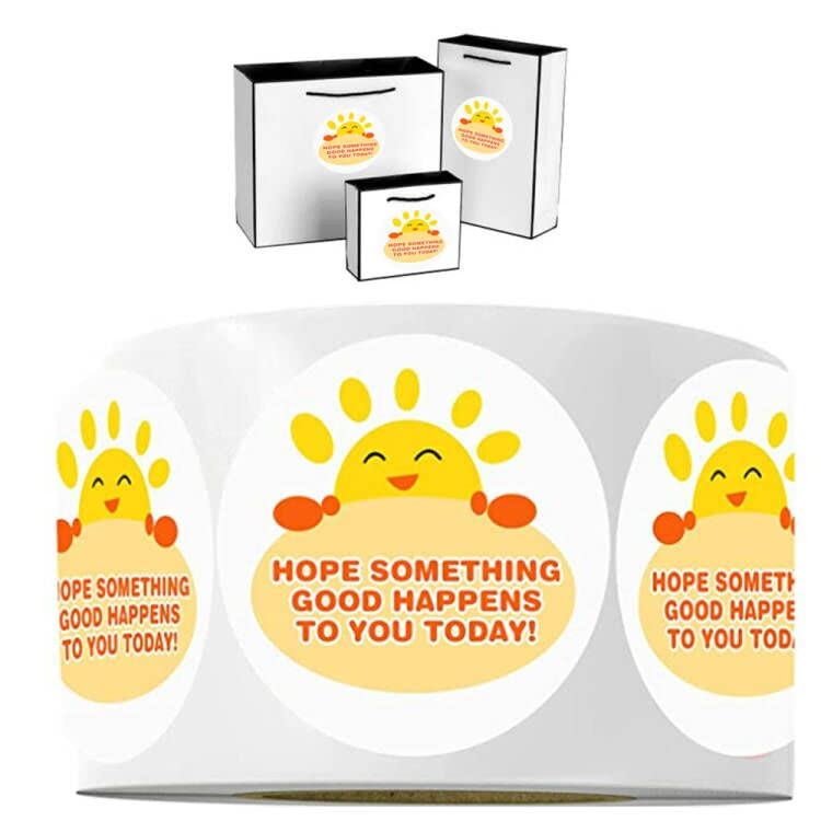 Besttile Sending Sunshine Your Way StickersSunshine Happy Mail Have a Nice Day Stickers Labels for ShippingBakingHandcraft Projects15 Inch 500 Pcs