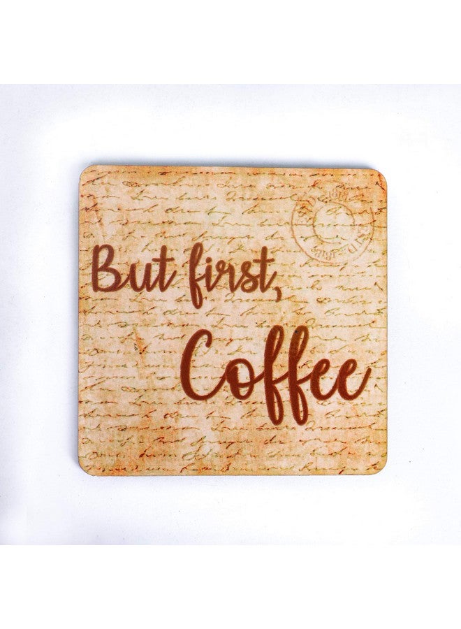 Inside Out Innovative Designs Coffee Vintage Coasters Set of 2 - Image 3