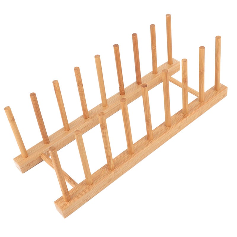 حامل أطباق مطبخي متين مقاس 13.6 × 5.1 × 4.7 بوصة للأطباق والأوعية وألواح التقطيع - Image 4