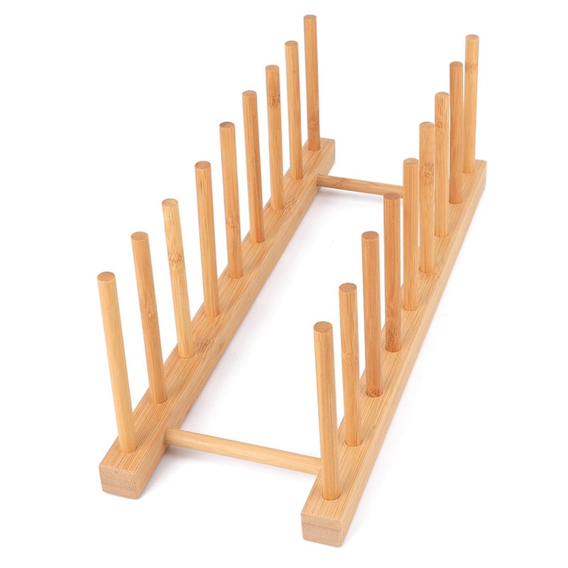 حامل أطباق مطبخي متين مقاس 13.6 × 5.1 × 4.7 بوصة للأطباق والأوعية وألواح التقطيع - Image 5