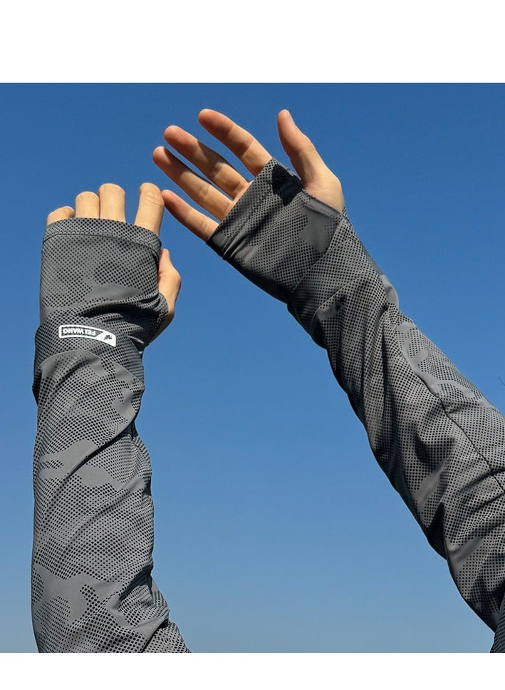 Camouflage UV Protection Arm Sleeves - Image 1