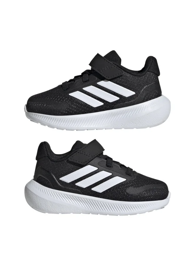 Adidas Adidas Runfalcon 5 El I U Black Running Shoes For Baby