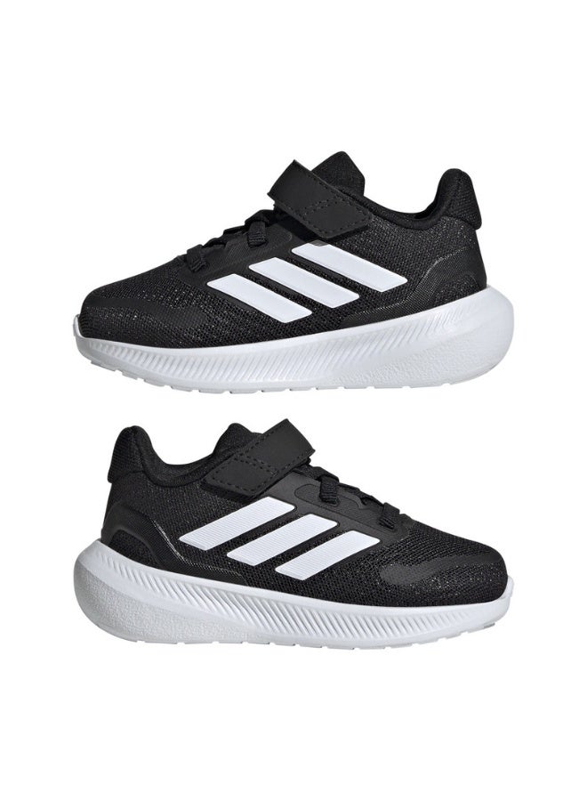 adidas أديداس ران فالكون 5 إي إل آي يو أسود حذاء جري للأطفال - Image 1