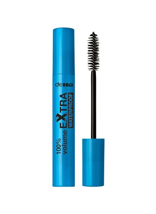 Debby 100% Volume Extra Waterproof Mascara Black