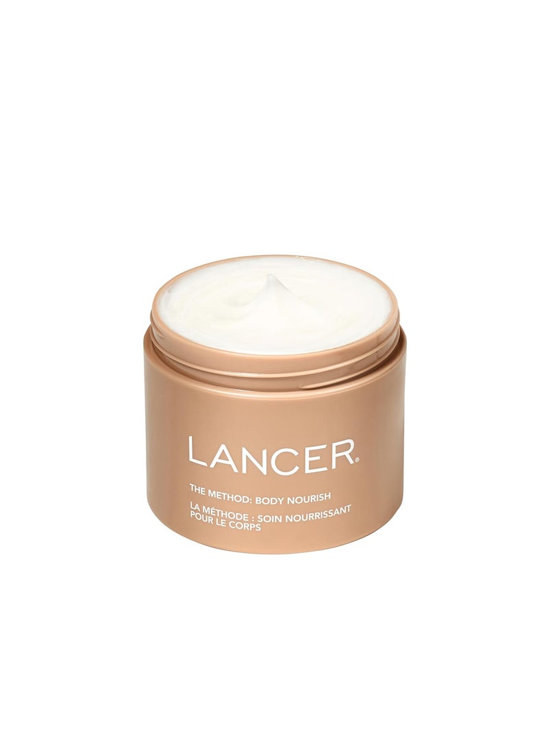 lancer Lancer New Skincare The Method Body Nourish Cream with 10 Glycolic Acid AntiAging Body Lotion for Dry Skin 81 Fluid Ounces 81 Fl Oz Pack of 1 