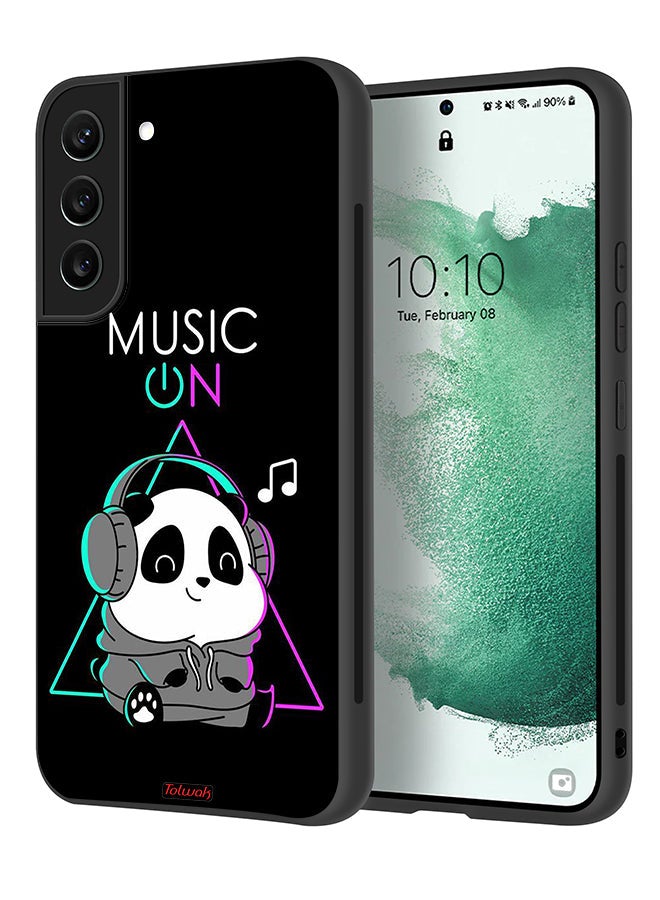 Tolwak Samsung Galaxy S21 FE 5G Protective Case Cover Music On Panda - Image 1