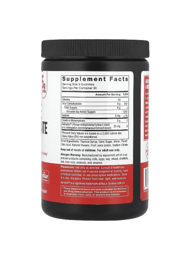 Force Factor Force Factor, Creatine Monohydrate Gummies, Mixed Berry, 150 Gummies  - Image 2