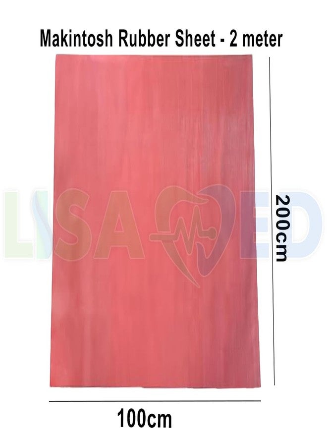 LISAMED Rubber Bed Sheet Protector, Premium Mackintosh Sheet for Adult & Baby (2 Meter) - Image 3