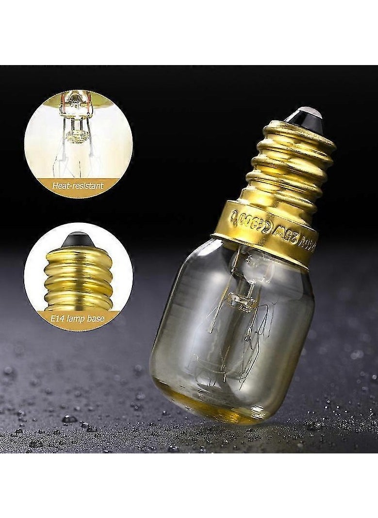 Generic 15W LED Bulb Microwave Oven Bulb Copper Bulb (Warm White) 4 Pack  - Image 1
