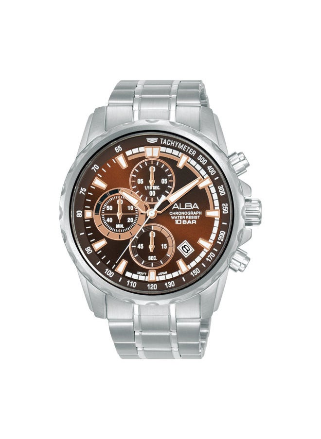 Alba Stainless steel Chronograph Wrist Watch AM3925X1 
