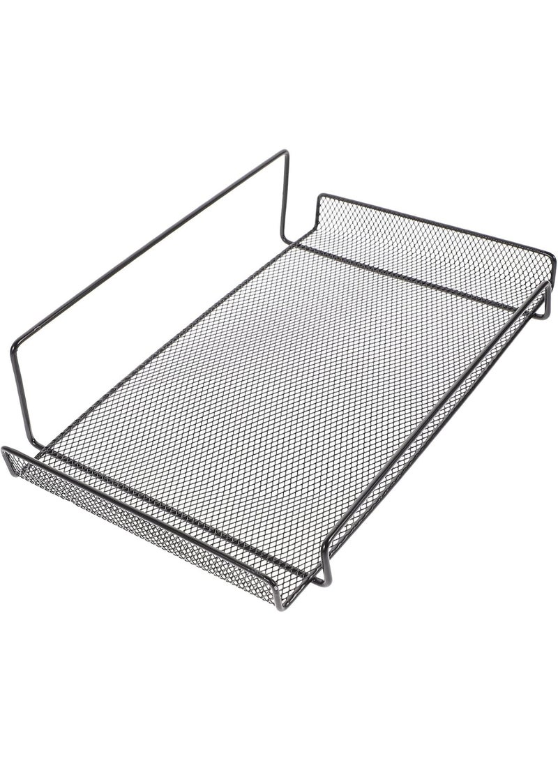 Metal Wall-Mounted Shelf for Wi-Fi Routers and AV Devices – Floating Display Rack for Living Room and Bedroom - Image 1