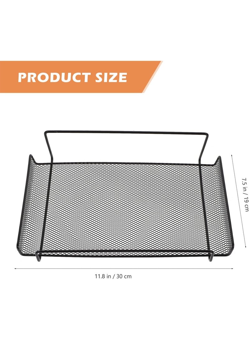 Metal Wall-Mounted Shelf for Wi-Fi Routers and AV Devices – Floating Display Rack for Living Room and Bedroom - Image 2