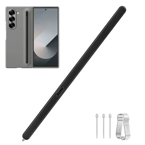 Bimahoo Z Fold 6 S Pen Fold Edition Replacement Compatible with Samsung Galaxy Z Fold 6 Fold 5 Phone Only with 3 pcs Pen Tips Black - Image 1