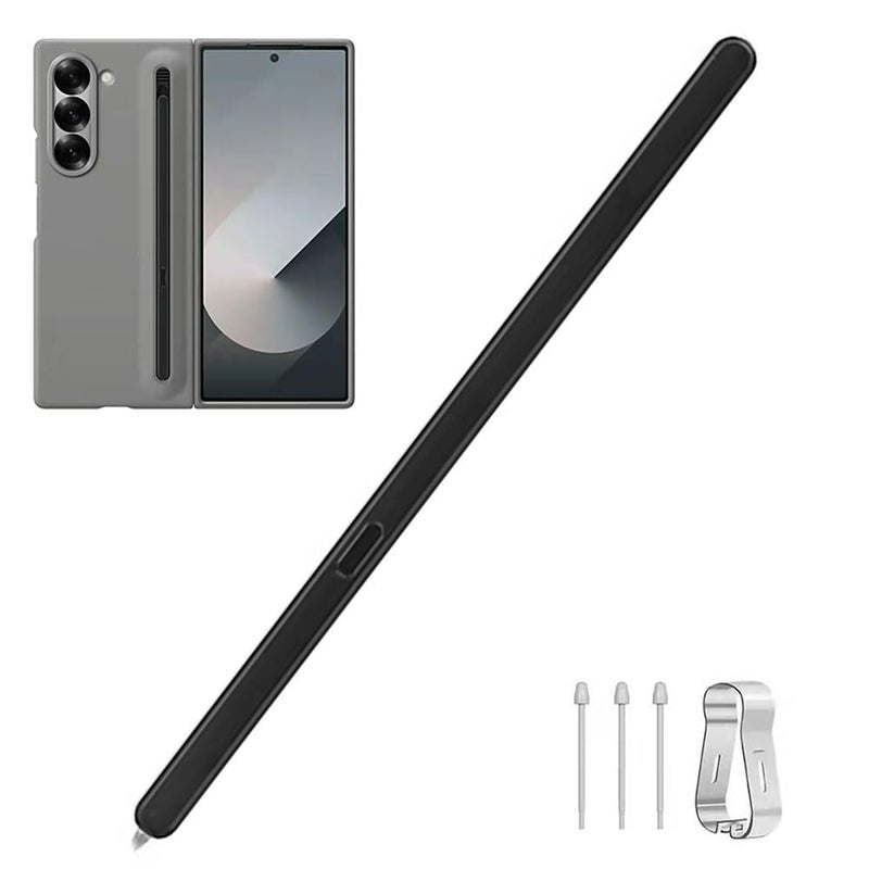 Bimahoo Z Fold 6 S Pen Fold Edition Replacement Compatible with Samsung Galaxy Z Fold 6 Fold 5 Phone Only with 3 pcs Pen Tips Black - Image 2