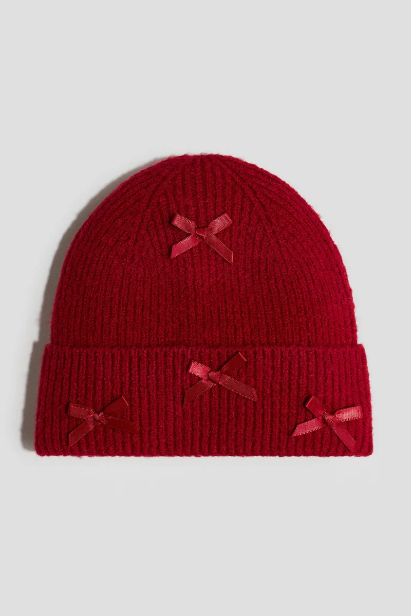 H&M Detailed rib-knit beanie