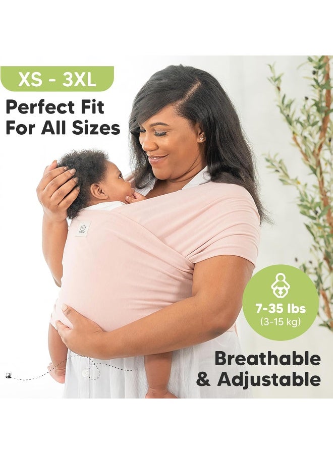KeaBabies Baby Wrap All-in-1 Stretchy Carrier - Infant Sling - Hands Free Wrap - (Royal Purple) - Image 4